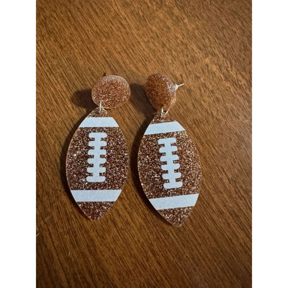 Football earrings